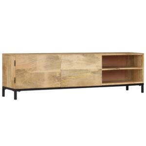 Vintage Solid Mango Wood TV Stand Media Console Storage Cabinet Retro Chic Decor