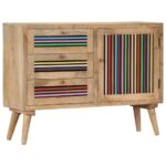 Sideboard 100x30x75 cm Solid Mango Wood