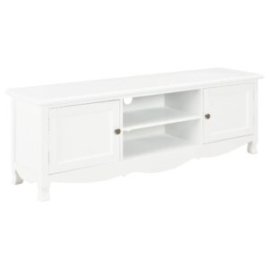 TV Cabinet White 120x30x40 cm Wood