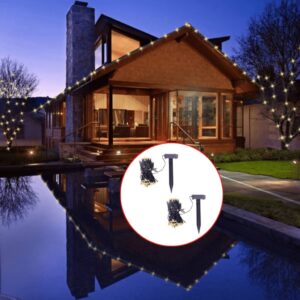 Outdoor Solar Powered LED String Lights Warm White Garden Decorative Lighting