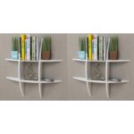 Wall Shelves 2 pcs White