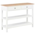 Elegant White Sideboard Cabinet Storage Organizer with Drawers Shelves MDF Wood