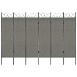 6-Panel Room Divider Anthracite 240x180 cm