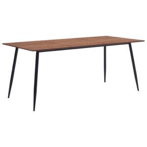 Dining Table Brown 180x90x75 cm MDF