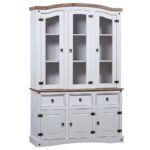 Buffet & Hutch Mexican Pine Corona Range White