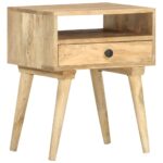 Bedside Cabinet 40x35x50 cm Solid Mango Wood