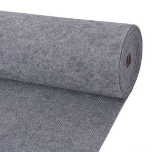 Premium Grey Event Carpet Runner - Soft Durable Reusable Easy-Clean Fabric