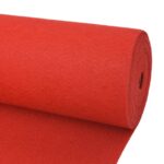 Event Wedding Party Durable Soft Red Carpet Easy Clean Cut-to-Size Polyester