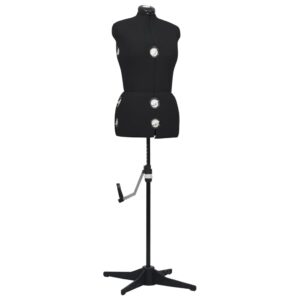 Adjustable Female Dress Form Mannequin Medium Tailor Display Black Torso Stand