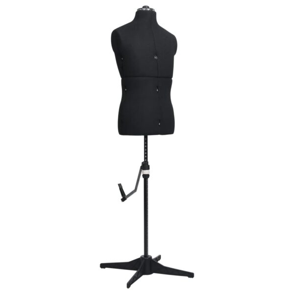 Adjustable Male Mannequin Torso Dress Form Display Tailor Black Stand Fashion