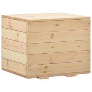 Solid Pine Wood Storage Box Chest for Cushions Blankets Toys Home Garden Decor