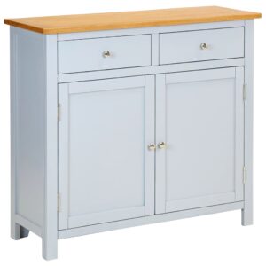 Sideboard 90x33.5x83 cm Solid Oak Wood