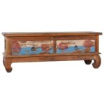 TV Cabinet 110x35x40 cm Reclaimed Teak Wood