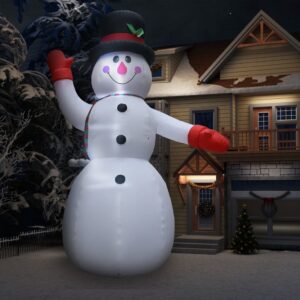 Extra Large Inflatable Snowman Outdoor Christmas Decoration with LED Lights