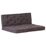 Outdoor Garden Pallet Sofa Cushions Set Soft Cotton Comfortable Anthracite