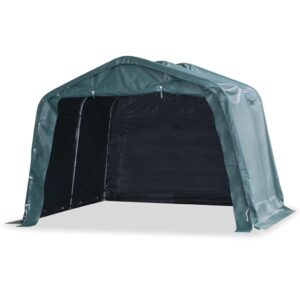 Removable Livestock Tent PVC 550 g/m² 3.3x3.2 m Dark Green