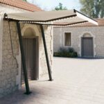 Manual Retractable Awning with LED 3x2.5 m Cream