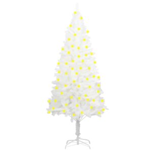 Artificial Pre-lit Christmas Tree White 150 cm