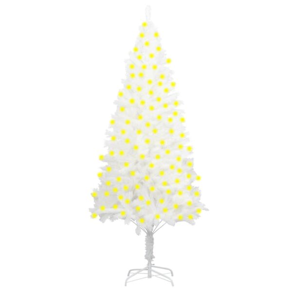 Artificial Pre-lit Christmas Tree White 240 cm