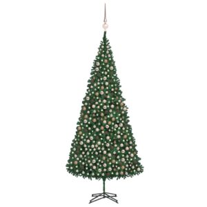 Artificial Pre-lit Christmas Tree with Ball Set 500 cm Green