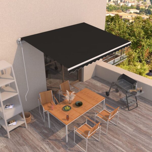 Automatic Retractable Awning 450x300 cm Anthracite