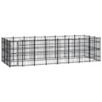 Outdoor Dog Kennel Steel 22.12 m²