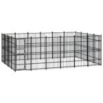 Outdoor Dog Kennel Steel 22.12 m²