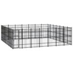 Outdoor Dog Kennel Steel 45.16 m²