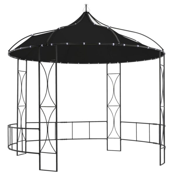 Elegant Outdoor Gazebo Canopy Tent UV Water Resistant Vented Polyester Iron Frame