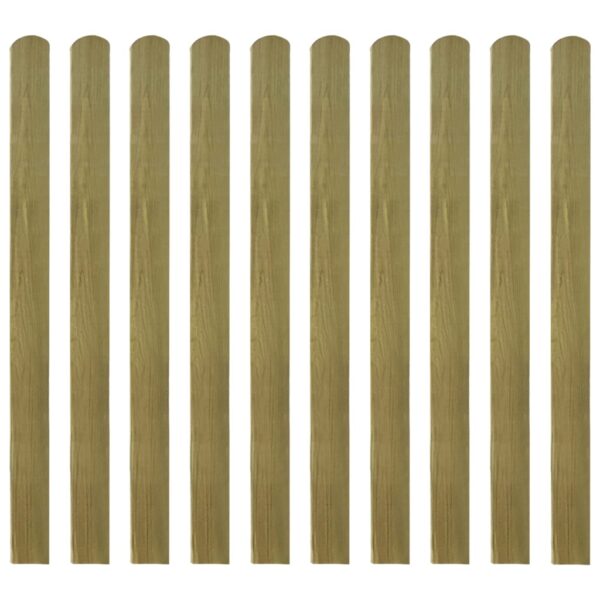 Impregnated Pinewood Garden Fence Slats Durable Rot-Resistant Outdoor Barrier