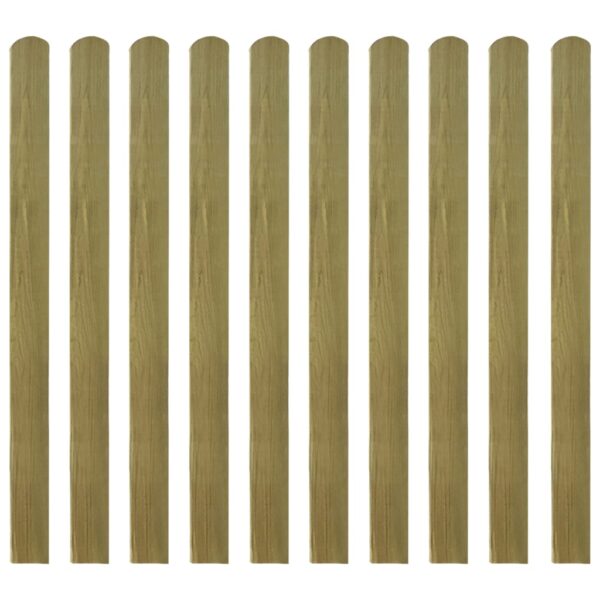 Impregnated Pinewood Garden Fence Slats Durable Rot-Resistant Outdoor Barrier