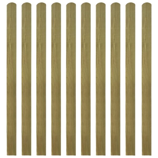 Impregnated Pinewood Garden Fence Slats Durable Rot-Resistant Outdoor Barrier