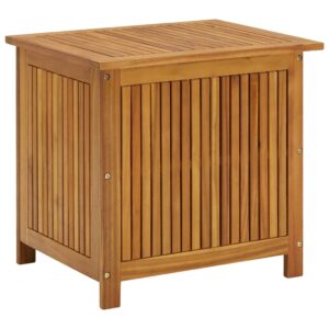 Outdoor Garden Storage Bench Wooden Chest Organizer Water-Resistant Oil Finish