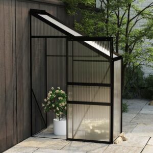 Spacious Walk-In Garden Greenhouse Aluminum Frame UV Resistant with Ventilation