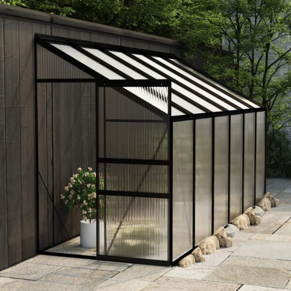 Greenhouse Anthracite Aluminium 7.44 m³