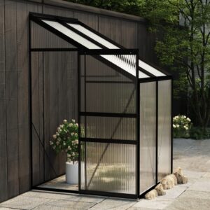 Spacious Walk-In Garden Greenhouse Aluminium Frame with Polycarbonate Panels