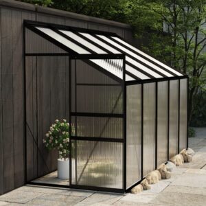 Spacious Walk-In Greenhouse Aluminium Frame Polycarbonate Panels UV Resistant