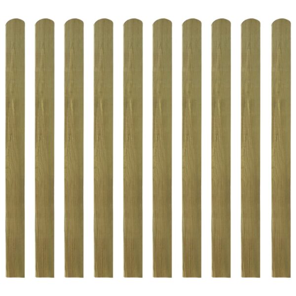 Impregnated Wooden Fence Slats Durable Rot-Resistant Garden Patio Barrier