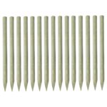 Pointed Fence Posts 15 pcs Impregnated Pinewood 4x150 cm