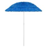 Blue Hawaii Beach Umbrella UV Protective Anti-Fade Polyester Tilting 180 cm