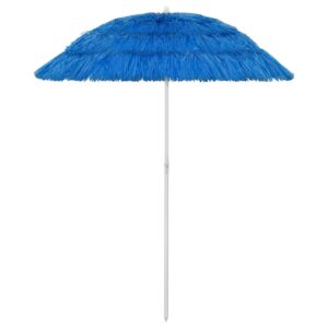 Blue Hawaii Beach Umbrella UV Protective Anti-Fade Polyester Tilting 180 cm