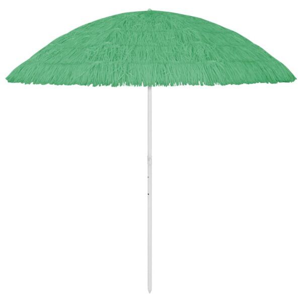 UV Protective Anti-Fade Hawaii Beach Umbrella in Green  Tilting  Weather Resistant  300 cm