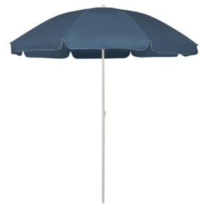 Beach Umbrella Blue 240 cm