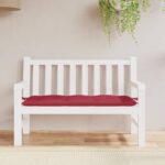 Garden Bench Cushion Wine Red 120x50x7 cm Oxford Fabric