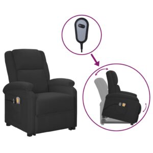 Comfortable Faux Leather Recliner Chair with Vibration Massage and Lift Function