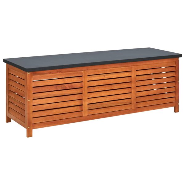 Outdoor Garden Storage Bench Seat Wooden Box Weather Resistant Patio Organizer