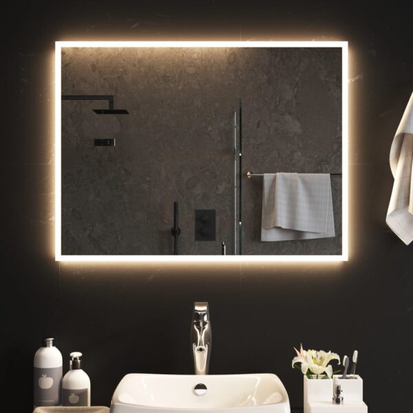 LED Illuminated Bathroom Vanity Mirror Waterproof USB Wall Mounted Easy Install