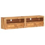 TV Cabinets 2 pcs 88x30x40 cm Solid Wood Acacia