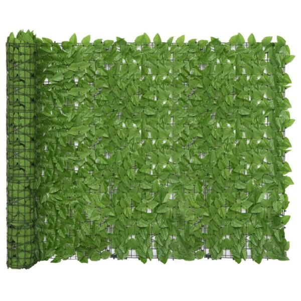 Green Leaf Balcony Screen Privacy Fence Outdoor Terrace Garden Decor 300x150 cm