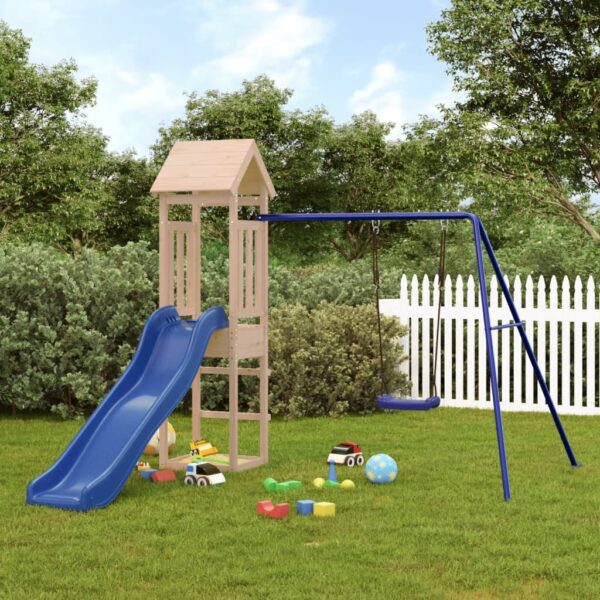 Outdoor Playset Solid Wood Pine